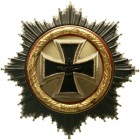Orden und Ehrenzeichen Deutschland BRD, seit 1948
Deutsches Kreuz in Gold in der Trageweise der Bundeswehr.
vorzüglich