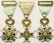 Orden und Ehrenzeichen Österreich Zweite Republik, seit 1945
3 X Ritterkreuz am Bande zum Orden der Ritter des Heiligen Lazarus zu Jerusalem, Großpri...