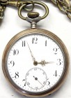 Varia Uhren Taschenuhren
Herrentaschenuhr "open face" um 1900. Hersteller REVUE GT (Thommen SA, Waldenbourg, Schweiz). Silber 800, Ankerhemmung 14 St...