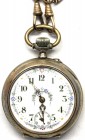 Varia Uhren Taschenuhren
Herren-Taschenuhr "open face" ab 1909. Silber 800. Hersteller des Werkes mit Zylinderhemmung und 10 Steinen ist HERA (H. Gas...