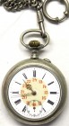 Varia Uhren Taschenuhren
Herren-Taschenuhr "open face" ab 1926. Nickelgehäuse. Hersteller OLA (Jules Girard, Tramelan-Dessus, Schweiz). 48 mm. Mit Uh...