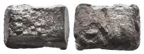 Judaea. Cut AR Hacksilver. Circa 13th-5th century BCE.
Reference:
Condition: Very Fine

W :2.4 gr
H :10.7 mm