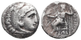 KINGS OF MACEDON. Alexander III 'the Great' (336-323 BC). Ar. Drachm.
Reference:
Condition: Very Fine

W :3.8 gr
H :16.8 mm