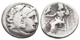 KINGS OF MACEDON. Alexander III 'the Great' (336-323 BC). Ar. Drachm.
Reference:
Condition: Very Fine

W :3.9 gr
H :17.1 mm