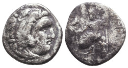 KINGS OF MACEDON. Alexander III 'the Great' (336-323 BC). Ar. Drachm.
Reference:
Condition: Very Fine

W :3.8 gr
H :17.5 mm