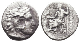 KINGS OF MACEDON. Alexander III 'the Great' (336-323 BC). Ar. Drachm.
Reference:
Condition: Very Fine

W :3.8 gr
H :17.2 mm