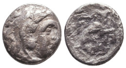 KINGS OF MACEDON. Alexander III 'the Great' (336-323 BC). Ar. Drachm.
Reference:
Condition: Very Fine

W :3.7 gr
H :15.1 mm