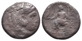 KINGS OF MACEDON. Alexander III 'the Great' (336-323 BC). Ar. Drachm.
Reference:
Condition: Very Fine

W :3.5 gr
H :16 mm