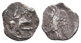 Greek Coins Obols. 4th - 1st century B.C. Ar.
Reference:
Condition: Very Fine

W :0.7 gr
H :11.5 mm