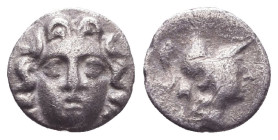 Greek Coins Obols. 4th - 1st century B.C. Ar.
Reference:
Condition: Very Fine

W :0.8 gr
H :9.5 mm