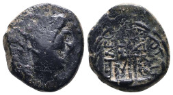 Greek Coins. 4th - 1st century B.C. AE
Reference:
Condition: Very Fine

W :4.9 gr
H :18 mm