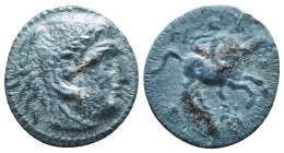 Greek Coins. 4th - 1st century B.C. AE
Reference:
Condition: Very Fine

W :3.3 gr
H :18.2 mm