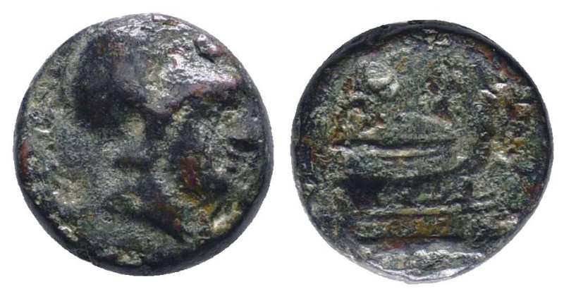 Greek Coins. 4th - 1st century B.C. AE
Reference:
Condition: Very Fine

W :2...