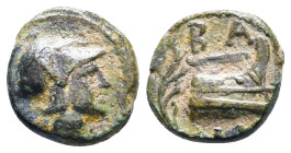 Greek Coins. 4th - 1st century B.C. AE
Reference:
Condition: Very Fine

W :1.7 gr
H :11 mm