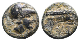 Greek Coins. 4th - 1st century B.C. AE
Reference:
Condition: Very Fine

W :1.7 gr
H :12.3 mm