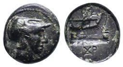Greek Coins. 4th - 1st century B.C. AE
Reference:
Condition: Very Fine

W :1.7 gr
H :10.6 mm