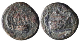 Greek Coins. 4th - 1st century B.C. AE
Reference:
Condition: Very Fine

W :4 gr
H :17.6 mm