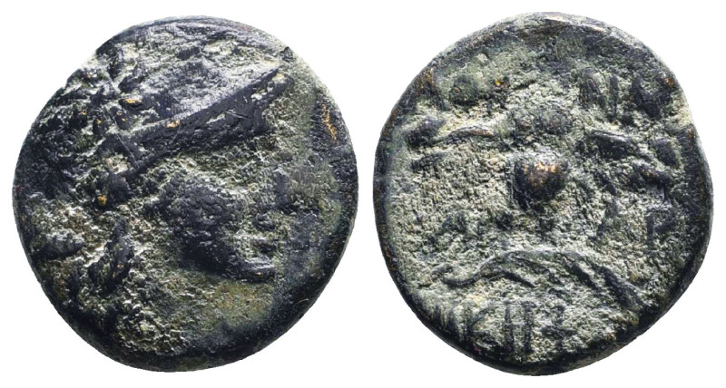 Greek Coins. 4th - 1st century B.C. AE
Reference:
Condition: Very Fine

W :3...