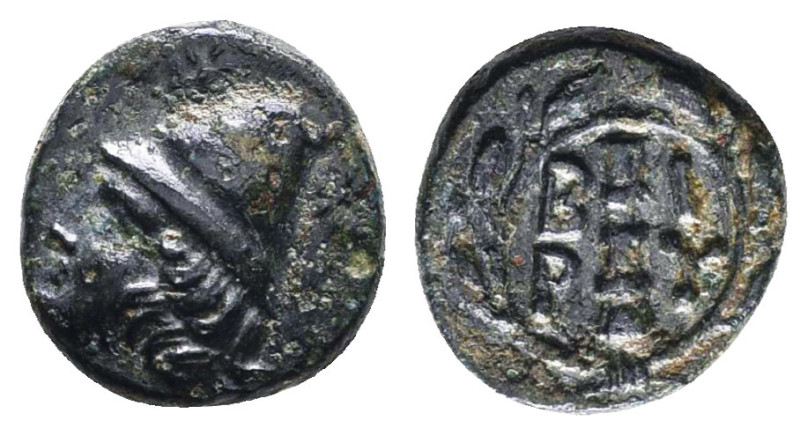 Greek Coins. 4th - 1st century B.C. AE
Reference:
Condition: Very Fine

W :1...