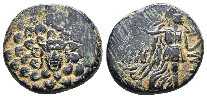 Greek Coins. 4th - 1st century B.C. AE
Reference:
Condition: Very Fine

W :6...