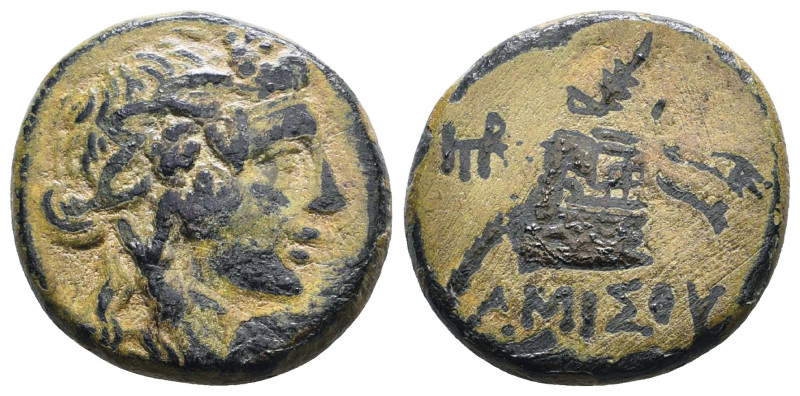 Greek Coins. 4th - 1st century B.C. AE
Reference:
Condition: Very Fine

W :7...