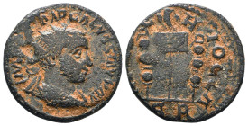 Roman Provincial Coins. 1st - 4th Century AD. Ae.
Reference:
Condition: Very Fine

W :6.2 gr
H :22.5 mm