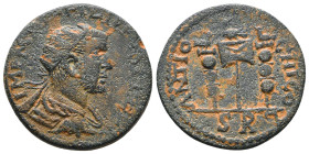 Roman Provincial Coins. 1st - 4th Century AD. Ae.
Reference:
Condition: Very Fine

W :8.5 gr
H :24.6 mm