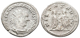 Valerian I. A.D. 253-260. AR antoninianus

Reference:
Condition: Very Fine

W :3.8 gr
H :21 mm