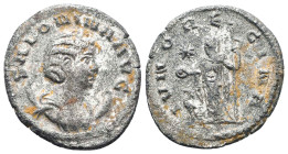 Salonina. Augusta, A.D. 254-268. AE antoninianus 
Reference:
Condition: Very Fine

W :3.3 gr
H :22 mm