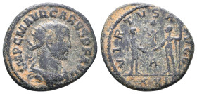Carus. A.D. 282-283. AE antoninianus
Reference:
Condition: Very Fine

W :3.4 gr
H :21.3 mm