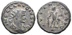 Divus Claudius II Gothicus. Died A.D. 270. AE antoninianus
Reference:
Condition: Very Fine

W :3.5 gr
H :19.5 mm