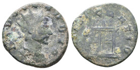 Divus Claudius II Gothicus. Died A.D. 270. AE antoninianus
Reference:
Condition: Very Fine

W :3 gr
H :18.3mm