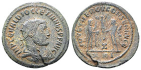 Diocletian. A.D. 284-305. AE antoninianus
Reference:
Condition: Very Fine

W :2.9 gr
H :23.2 mm