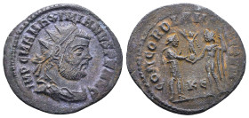 Maximianus. A.D. 286-305. AE antoninianus
Reference:
Condition: Very Fine

W :2.4 gr
H :22.1mm