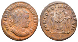 Maximianus. A.D. 286-305. AE antoninianus
Reference:
Condition: Very Fine

W :2.8 gr
H :21.3mm
