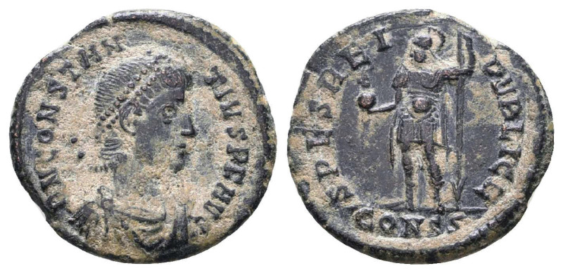 CONSTANTIUS II, 337-361 AD. Ae
Reference:
Condition: Very Fine

W :2.2 gr
H...