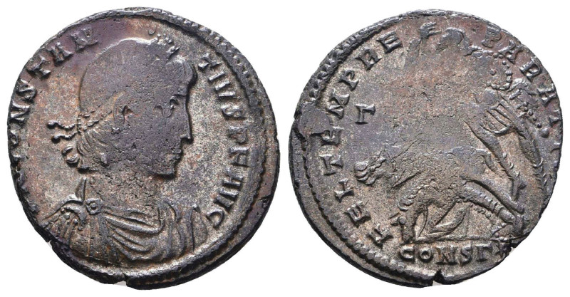 CONSTANTIUS II, 337-361 AD. Ae
Reference:
Condition: Very Fine

W :5 gr
H :...