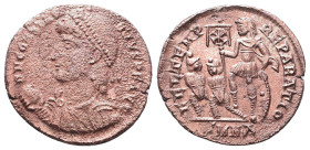 Constantius II. A.D. 337-361. AE
Reference:
Condition: Very Fine

W :4.1 gr
H :20.5 mm