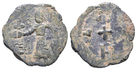 Crusader States. Baldwin II AE Follis. Edessa,
Reference:
Condition: Very Fine

W :2.2 gr
H :19.5 mm