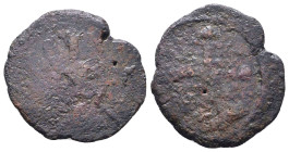 Crusader States. Baldwin II AE Follis. Edessa,
Reference:
Condition: Very Fine

W :3.7 gr
H :22.5 mm