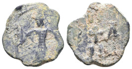 Crusader States. Baldwin II AE Follis. Edessa,
Reference:
Condition: Very Fine

W :3.1 gr
H :19.3 mm