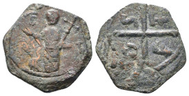 CRUSADERS, Antioch. Tancred. Regent, 1101-1112. AE Follis
Reference:
Condition: Very Fine

W :4.3 gr
H :20.5 mm