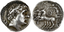 GRÈCE ANTIQUE - GREEK
Eubée, Carystos. Didrachme ND (235-200 av. J.-C.), Carystos.
Pozzi 1472 - BCD 581 (même coin d’avers) - Wallace Groupe 2 - Picar...