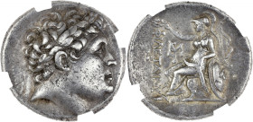 GRÈCE ANTIQUE - GREEK
Mysie, Royaume de Pergame, Attale Ier (241- 197 av. J.-C.). Tétradrachme à l’effigie et nom de Philétaire ND (263-250 av. J.-C.)...