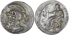 GRÈCE ANTIQUE - GREEK
Cilicie, Tarse. Statère du satrape Pharnabazes ND (379-374 av. J.-C.), Tarse.
GC.5641 ; Argent - 10,84 g - 22 mm - 1 h
Belle pat...