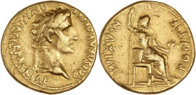 EMPIRE ROMAIN - ROMAN
Auguste (27 av. J.-C. - 14 ap. J.-C.). Aureus ND (2 av. J.-C. à 14 ap. J.-C.), Lyon.
Calicó 261 ; Or - 7,74 g - 19 mm - 6 h
Graf...