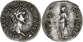 EMPIRE ROMAIN - ROMAN
Nerva (96-98). Denier 98, Rome.
RIC.44 ; Argent - 3,18 g - 18 mm - 6 h
De haut relief au droit, le champ à peine frotté. Frappe ...
