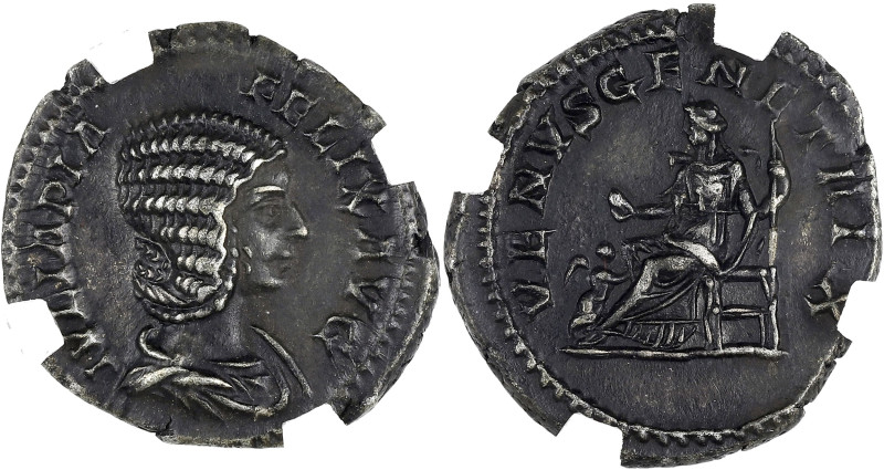 EMPIRE ROMAIN - ROMAN
Julia Domna (193-211). Denier 215-217, Rome.
RIC.388c ; Ar...