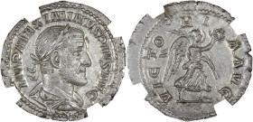 EMPIRE ROMAIN - ROMAN
Maximin (235-238). Denier 235, Rome.
RIC.15 ; Argent - 2,55 g - 18 mm - 6 h
GENI MS (ACWQB745GN). 
Superbe à Fleur de coin.
