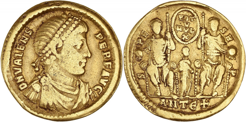 EMPIRE ROMAIN - ROMAN
Valens (364-378). Solidus 367-375, Antioche.
RIC.20f p.277...